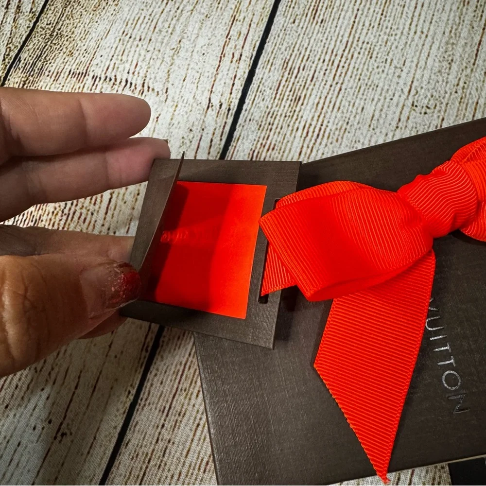 Authentic Louis Vuitton Empty Gift Box for Pocket Organizer w/Dust Bag - Picture 4 of 12